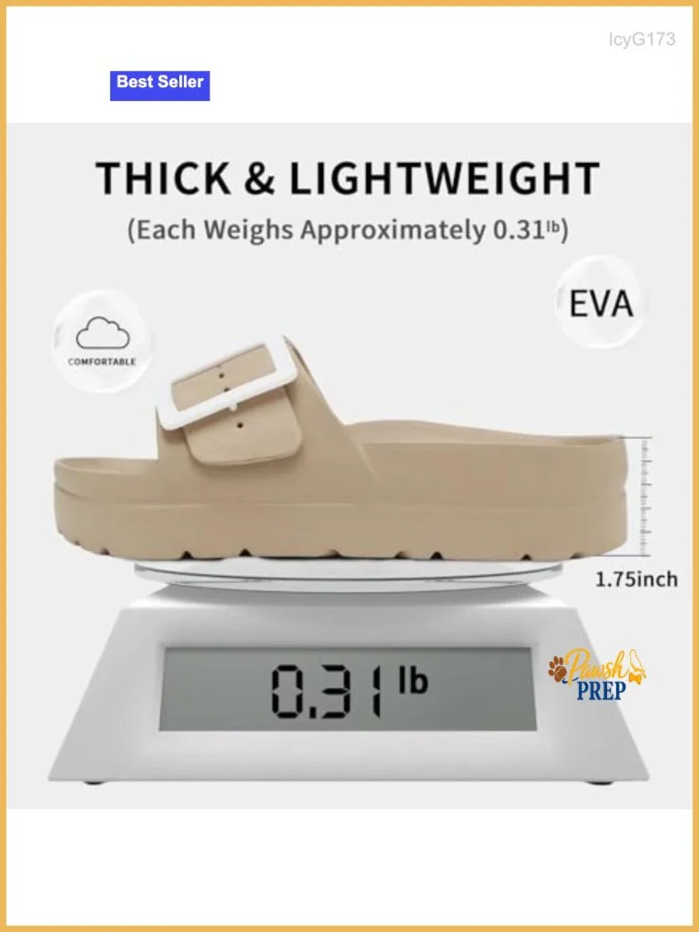 Adjustable Double Buckle Platform Sandals with Arch Support